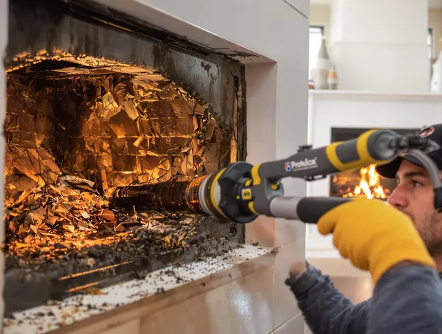 Professional chimney cleaning by Avon Lake Chimney Sweep in Avon Lake, OH