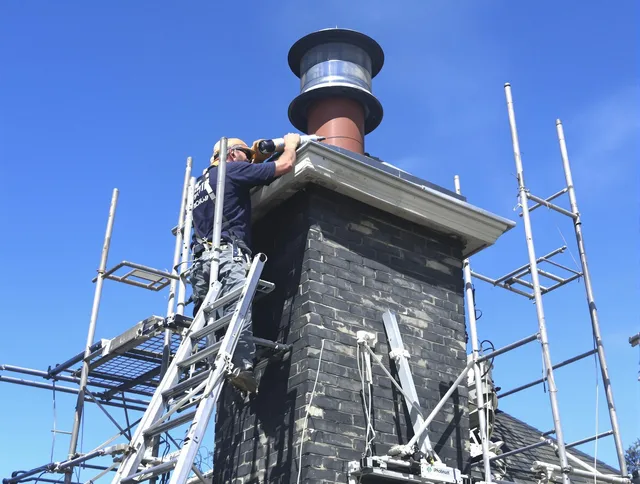 Sturdy chimney crown finished by Avon Lake Chimney Sweep in Avon Lake, OH