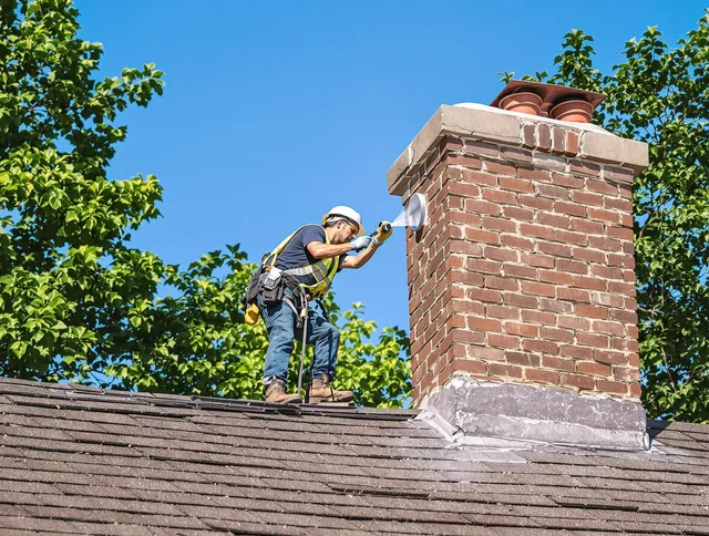 Avon Lake Chimney Sweep performing an inspection with advanced tools in Avon Lake, OH