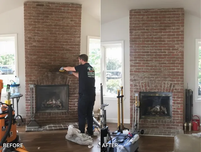 Finished chimney sweeping service by Avon Lake Chimney Sweep in Avon Lake, OH